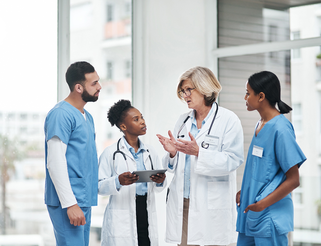 Medical team consultation